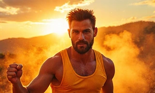 Hombre lleno de energía